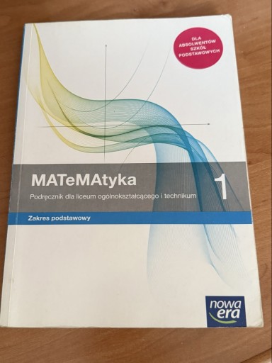 Zdjęcie oferty: Matematyka 1 podręcznik