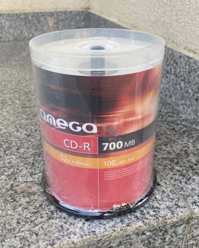 Zdjęcie oferty: Nowe płyty CD R 700MB 52x OMEGA 100szt.