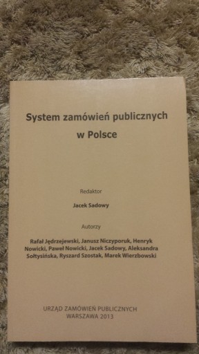 Zdjęcie oferty: System zamówień publicznych w Polsce