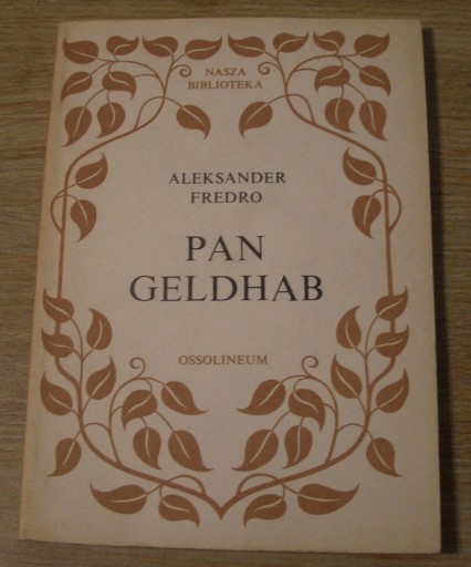 Zdjęcie oferty: Pan Geldhab - Aleksander Fredro