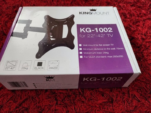 Zdjęcie oferty: Uchwyt na telewizor KingMount KG-1002