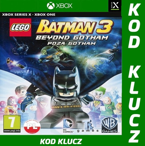 Zdjęcie oferty: LEGO BATMAN 3 - DELUXE / PL / XBOX ONE / KOD