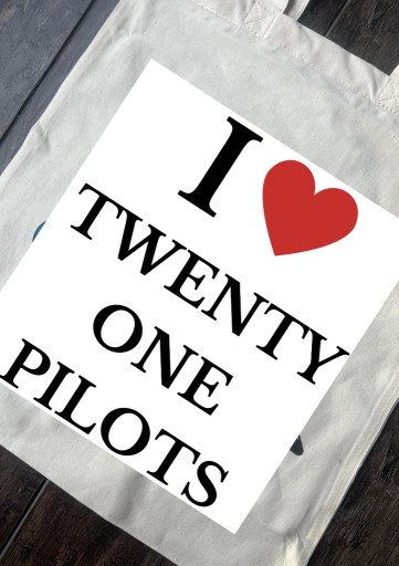 Zdjęcie oferty: Torba tote bag twenty one pilots serce