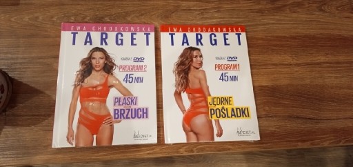 Zdjęcie oferty: Target 2 płyty brzuch, pośladki, Chodakowska NOWE