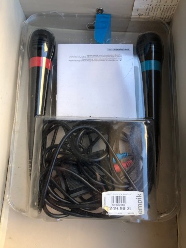 Zdjęcie oferty: Zestaw Karaoke Singstar PS3