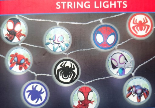 Zdjęcie oferty: Nowa oryginalna girlanda świetlna MARVEL SPIDEY 