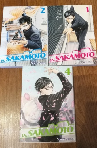 Zdjęcie oferty: Manga Ja, Sakamoto tomy 1, 2 oraz 4