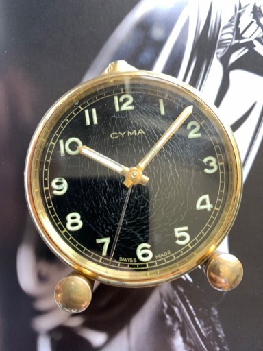 Zdjęcie oferty: Zegarek budzik Cyma military look  sprawny 