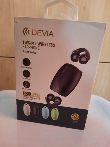 Zdjęcie oferty: Devia słuchawki Bluetooth TWS Smart M5 czarne