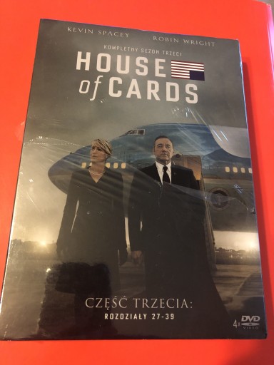 Zdjęcie oferty: House of cards sezon 3 4DVD