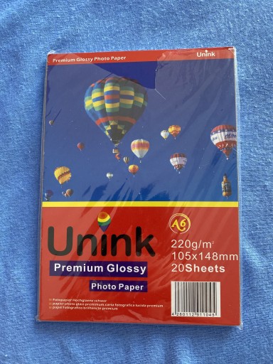 Zdjęcie oferty: Unink Premium Glossy Photo Paper 220g/m2 105x148mm