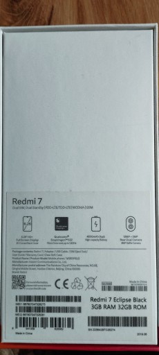 Zdjęcie oferty: Smartfon Xiaomi Redmi Note 7  32 GB czarny