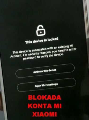 Zdjęcie oferty: Szybko Zdalne Odblokowanie Konto Xiaomi Blokada MI