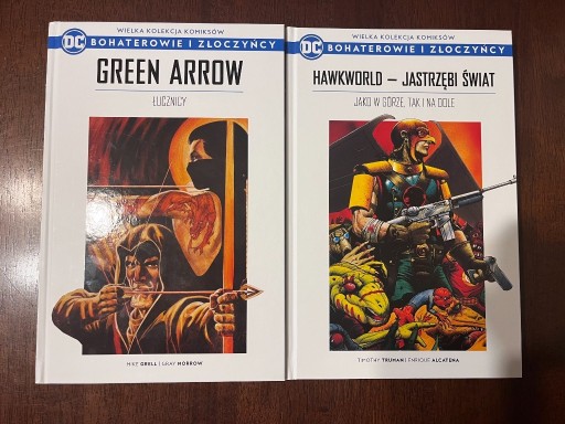 Zdjęcie oferty: Bohaterowie i Złoczyńcy DC 15 Green Arrow + 21 Hawkworld - IDEAŁ