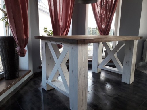 Zdjęcie oferty: Stół drewniany, loftowy do salonu na wymiar. 