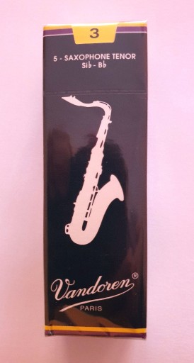 Zdjęcie oferty: Stroiki Vandoren, sax tenor, twardość 3.0, paczka