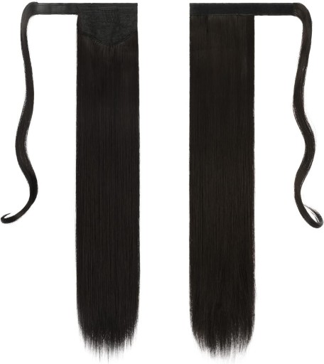 Zdjęcie oferty: Ciemnobrązowe syntetyczne włosy w koński ogon