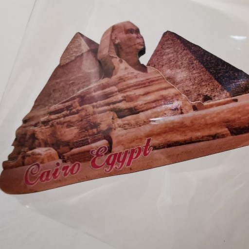 Zdjęcie oferty: Magnes na lodówkę 3D Kair Egipt piramdy sfinks