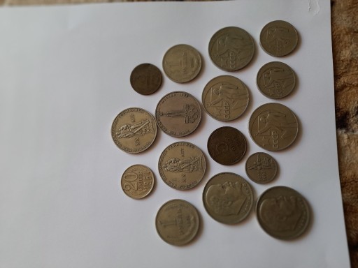 Zdjęcie oferty: 16 monet ZSRR /lata 60 i 70-te +  marka fińska