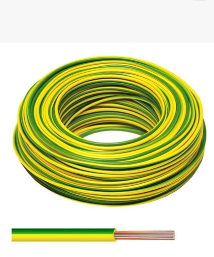 Zdjęcie oferty: Przewód linka żółto zielony H07V-K 1 x 6mm2