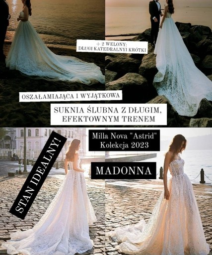 Zdjęcie oferty: Suknia ślubna Milla Nova "Astrid" Madonna 