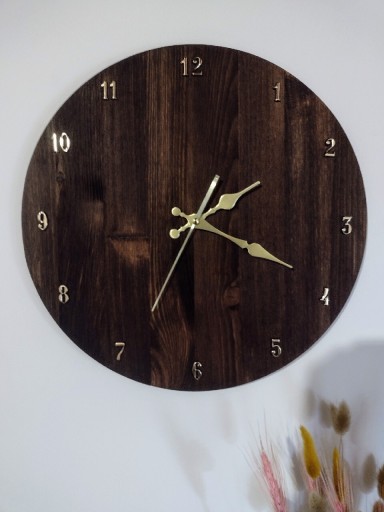 Zdjęcie oferty: Zegar ścienny drewniany loft industrial vintage 