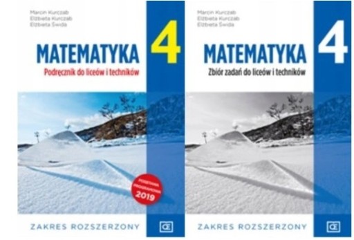 Zdjęcie oferty: Matematyka 4.  Podręcznik i Zbiór Zadań. ZR. OE.