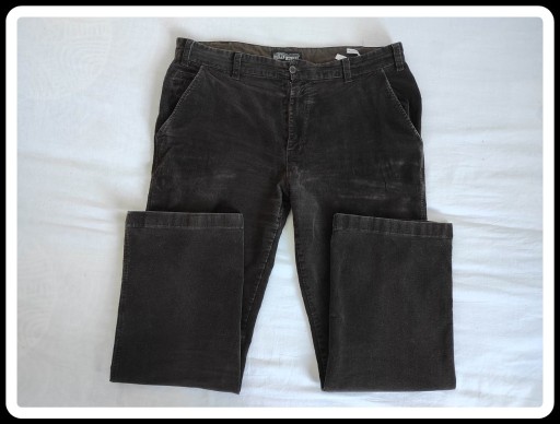 Zdjęcie oferty: Brązowe spodnie sztruksowe XXL Philip Russel 46/34