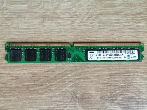 Zdjęcie oferty: Pamięć RAM DDR2 SAMSUNG M378T2863QZS-CF7