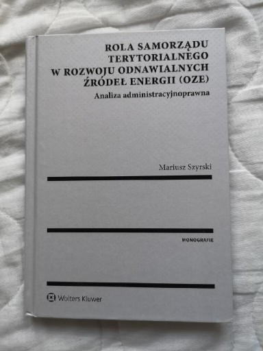 Zdjęcie oferty: Rola samorządu terytorialnego w rozwoju OZE