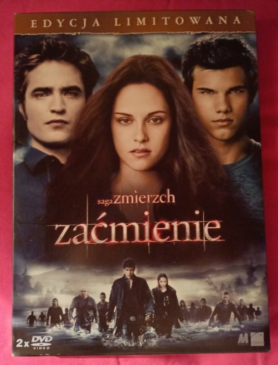 Zdjęcie oferty: Saga zmierzch Zaćmienie edycja limitowana 2x DVD 