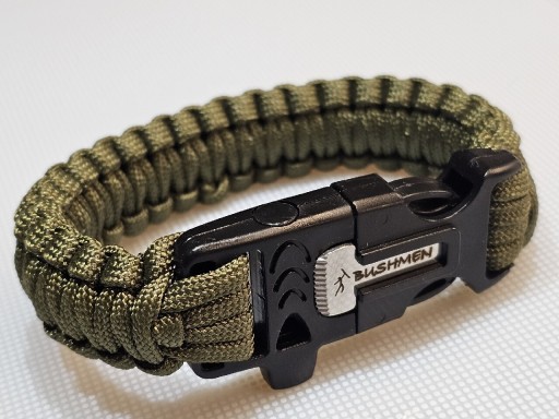 Zdjęcie oferty: Bransoletka survivalowa Bushmen Paracord 3m