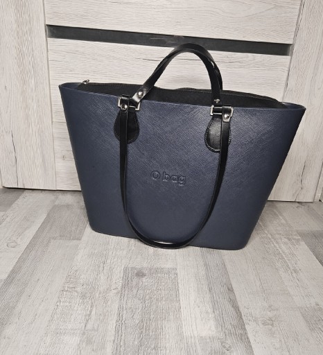 Zdjęcie oferty: O bag Urban Navy – elegancka torebka z wkładem i rączkami +gratissy