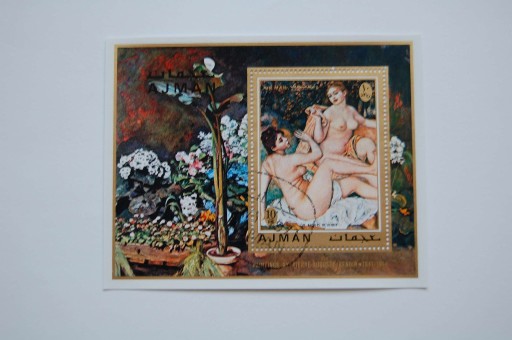 Zdjęcie oferty: Adżman Mi bl.278A akty kobiece,Auguste Renoir