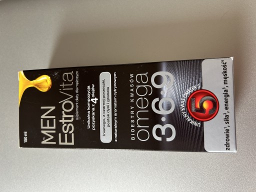 Zdjęcie oferty: MEN Estrovita Omega 3-6-9 150ml.