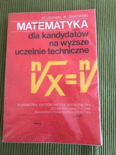 Zdjęcie oferty: Matematyka w zadaniach dla kandydatów na uczelnie