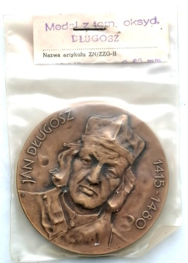 Zdjęcie oferty: Medal Jan Długosz, patynowany 