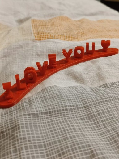 Zdjęcie oferty: Prezent walentynkowy Homemade 3D Miłość Love You
