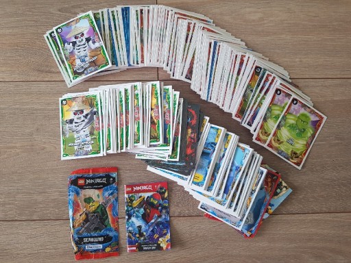 Zdjęcie oferty: Zestaw 100 różnych kart Lego Ninjago 7