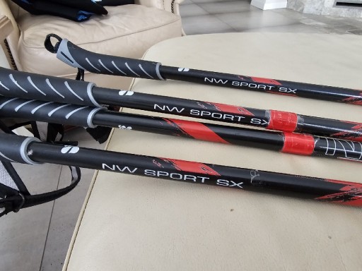 Zdjęcie oferty: Kije nordic walking carbon 110 - 115