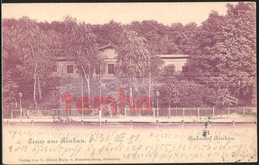 Zdjęcie oferty: BYDGOSZCZ Rynkowo   Rinkau dworzec kolejowy 1901