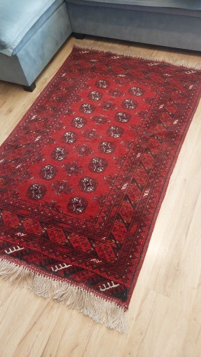 Zdjęcie oferty: Piękny wełniany, afgański, ręcznie tkany dywan 