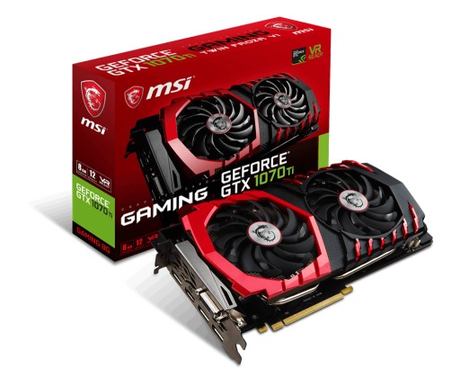 Zdjęcie oferty: Karta graficzna MSI GeForce GTX 1070 Ti GAMING 8G 