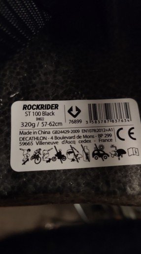 Zdjęcie oferty: Kask rowerowy ROCKRIDER ST 100 czarny