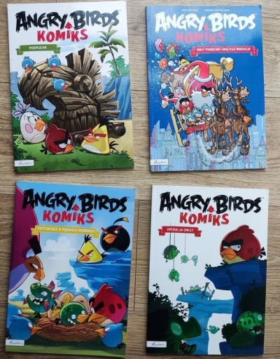 Zdjęcie oferty: Sprzedam zestaw 4 kultowych komiksów Angry Birds
