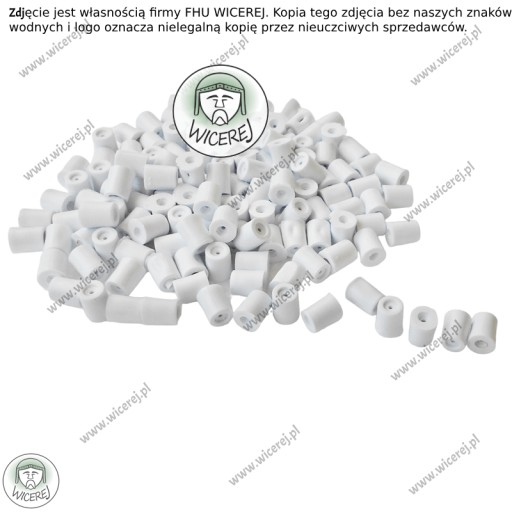 Zdjęcie oferty: Odstępniki plastikowe międzyramkowe Białe 500g