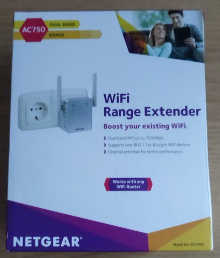 Zdjęcie oferty: Netgear AC750 WiFi Range Extender