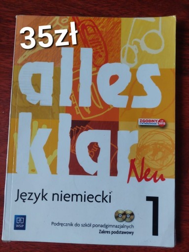 Zdjęcie oferty: Alles Klar Neu 1, podręcznik do niemieckiego 