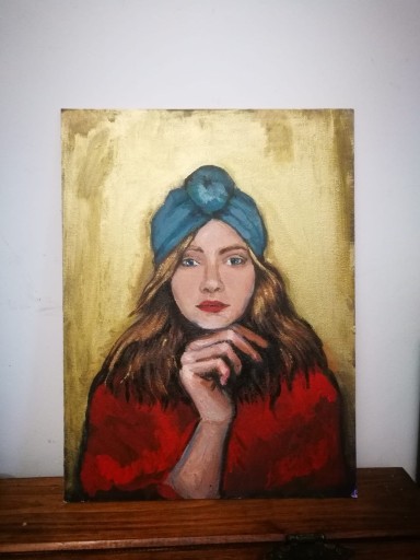 Zdjęcie oferty: Portret kobiety w turbanie