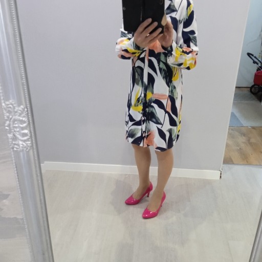 Zdjęcie oferty: Bestseller indyjska piękna lekka oryginalna sukienka tunika koszula r L 